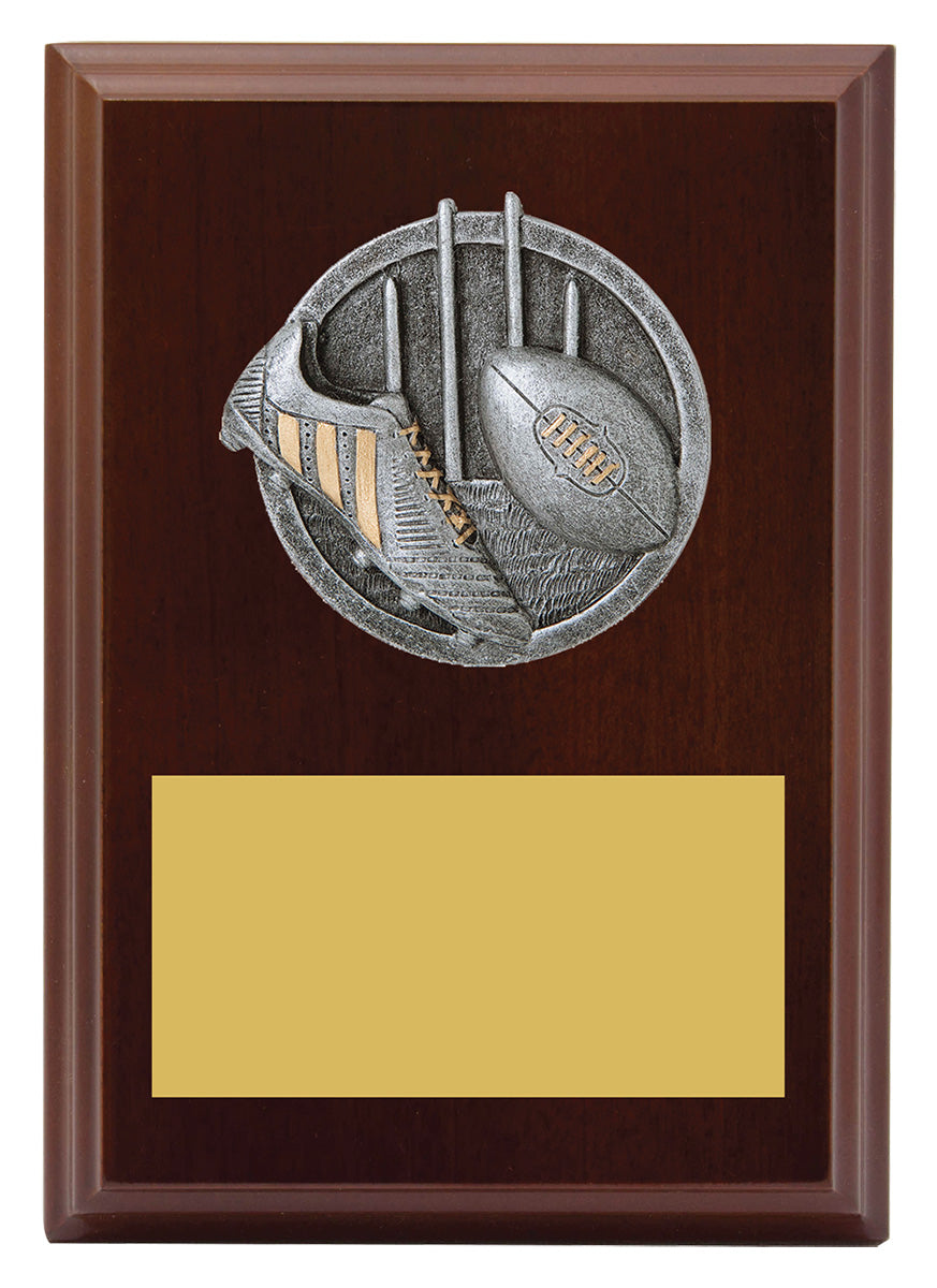 Peak Plaque Aussie Rules - 150mm
