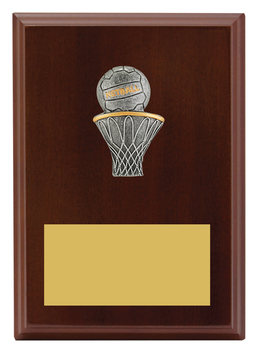 Peak Plaque Netball - 175mm
