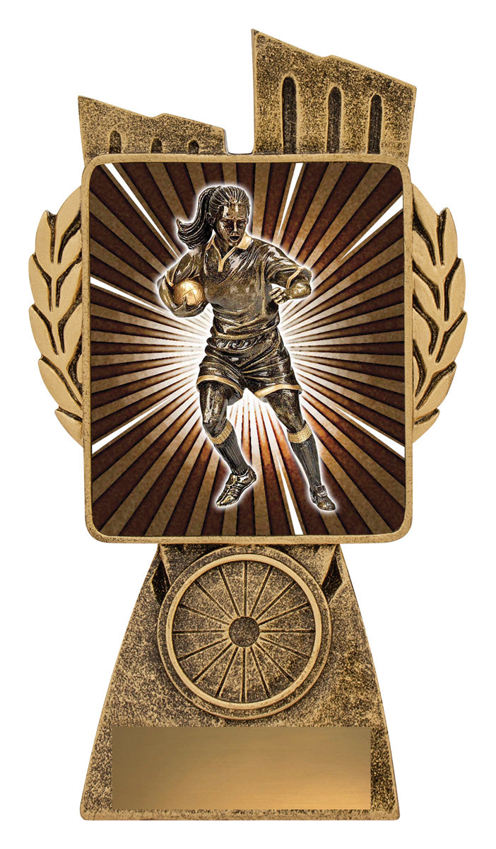Antique Gold Lynx - Rugby Female - 150mm