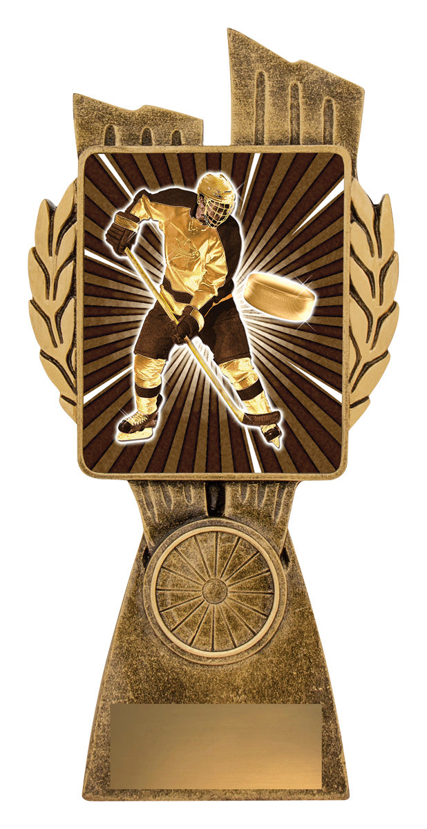 Antique Gold Lynx - Ice Hockey - 175mm