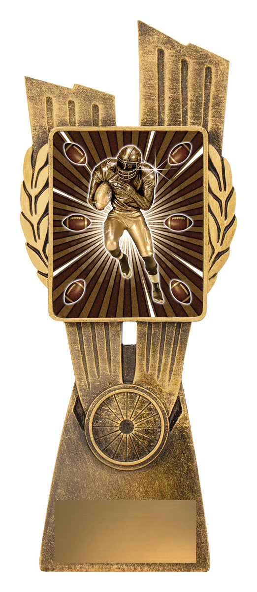 Antique Gold Lynx - American Football - 210mm