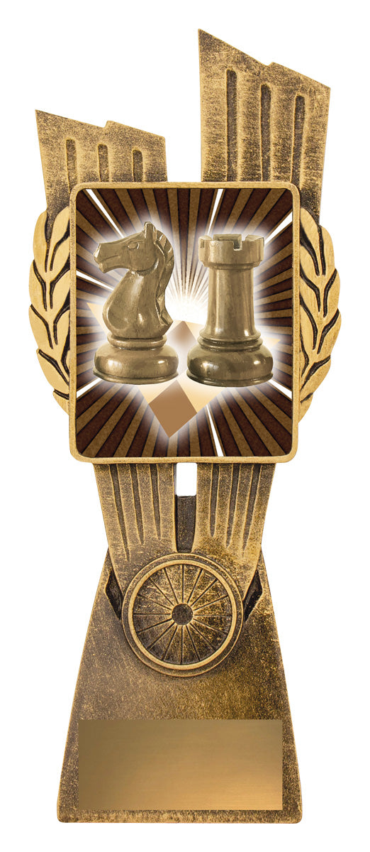 Antique Gold Lynx - Chess - 210mm