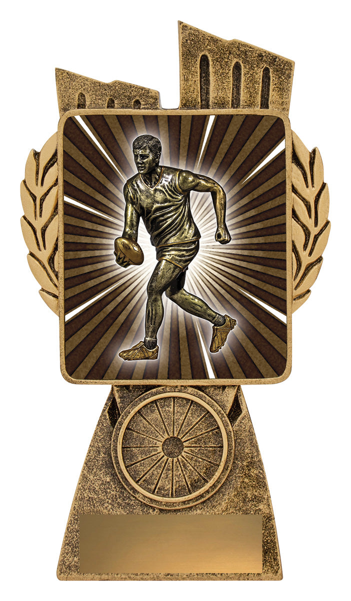 Antique Gold Lynx - Male Aussie Rules - 150mm
