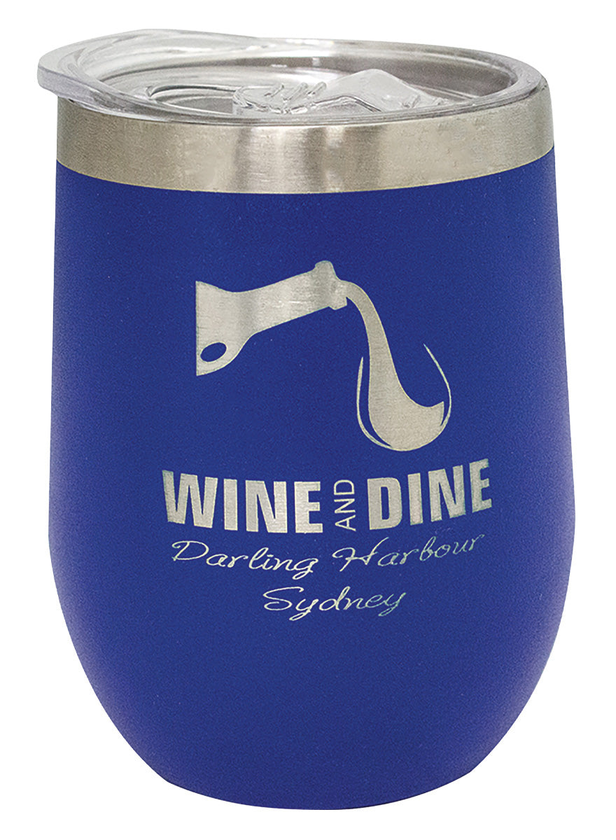 Wine Tumbler Blue - 350ml