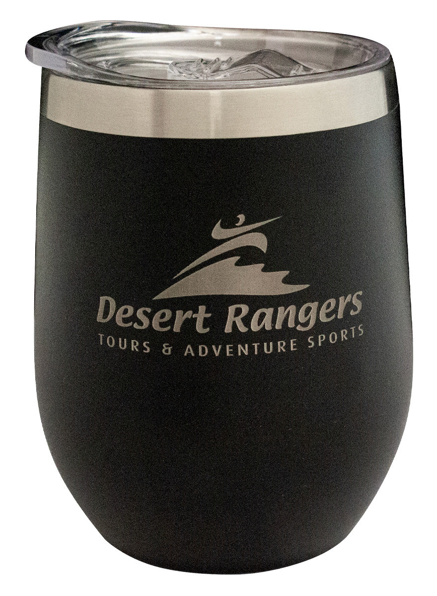 Wine Tumbler Black - 350ml