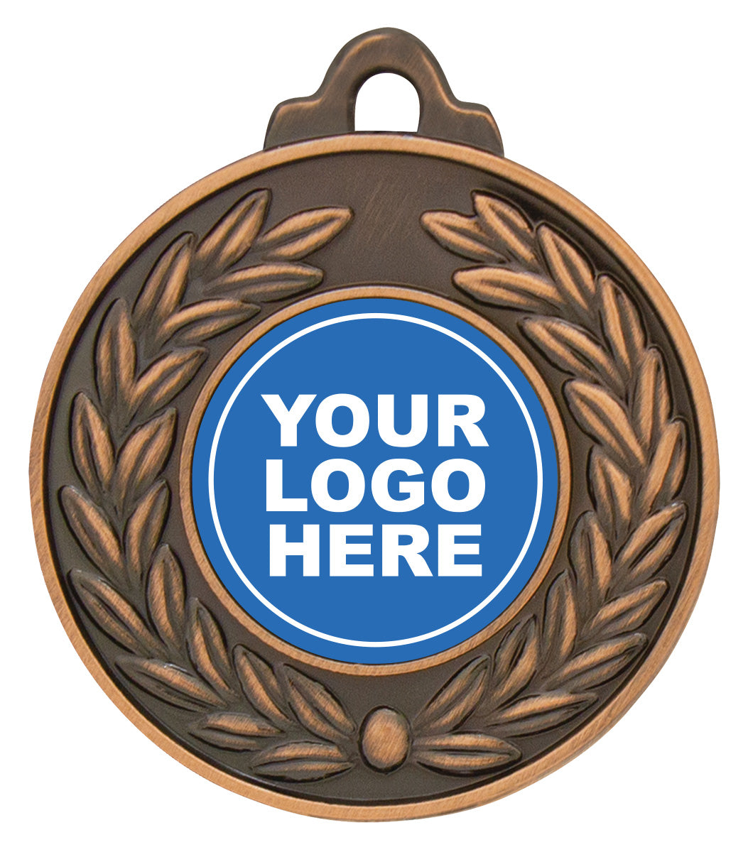 Wreath Antique Medal - Bronze