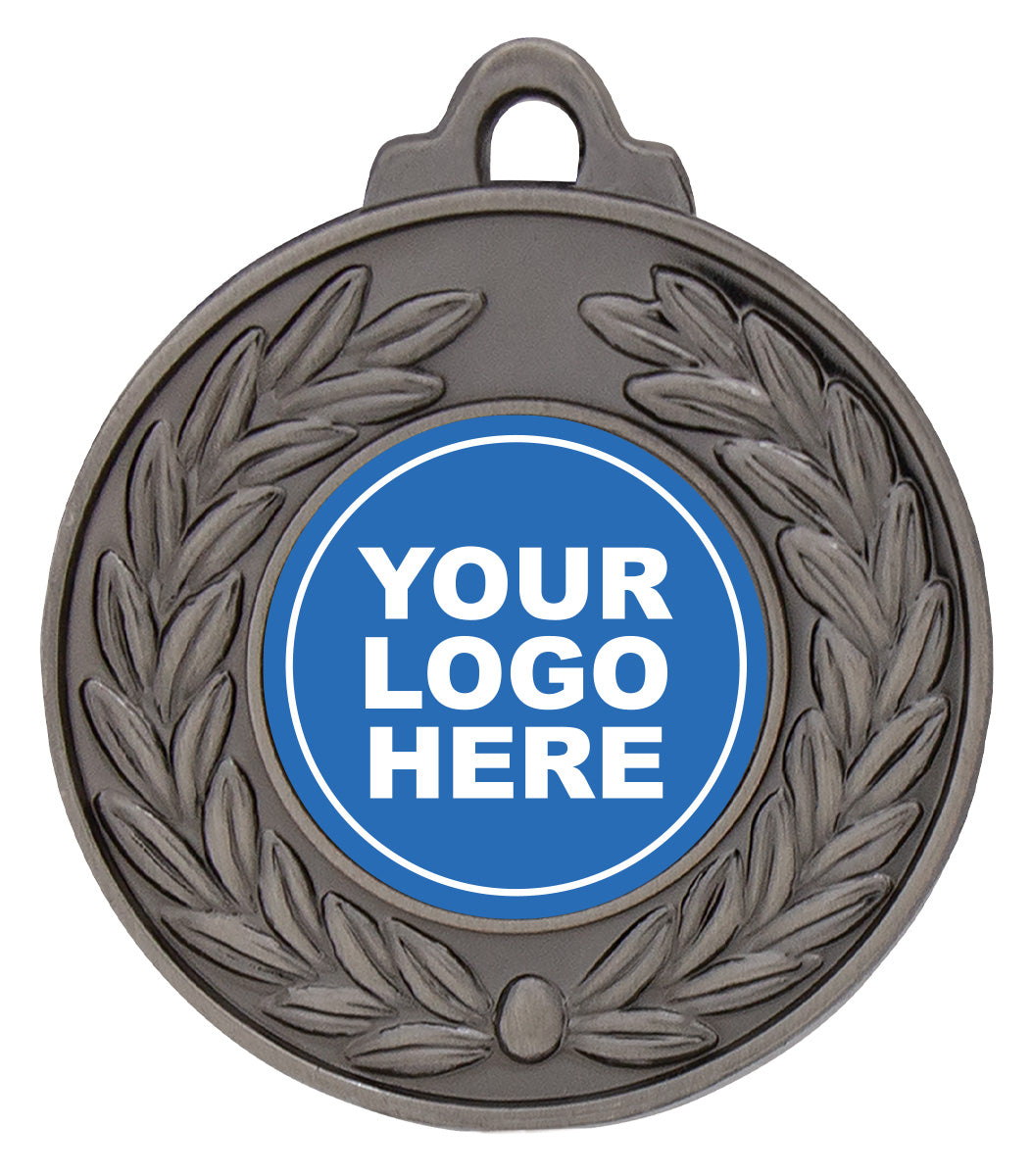 Wreath Antique Medal - Silver