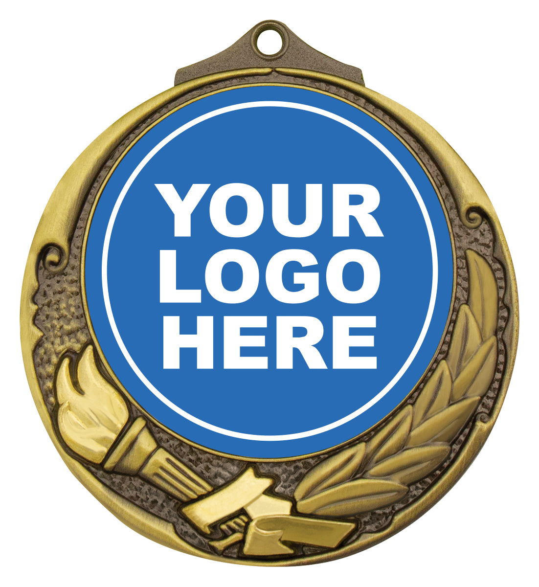 Torch Medal 50mm - Gold