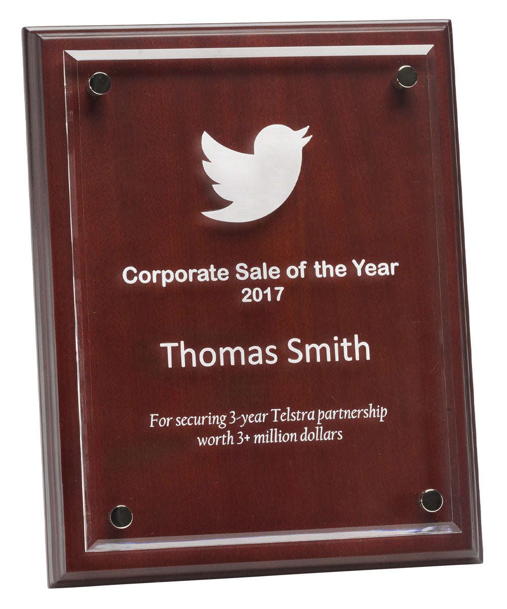 Floating Acrylic Plaque - 250mm