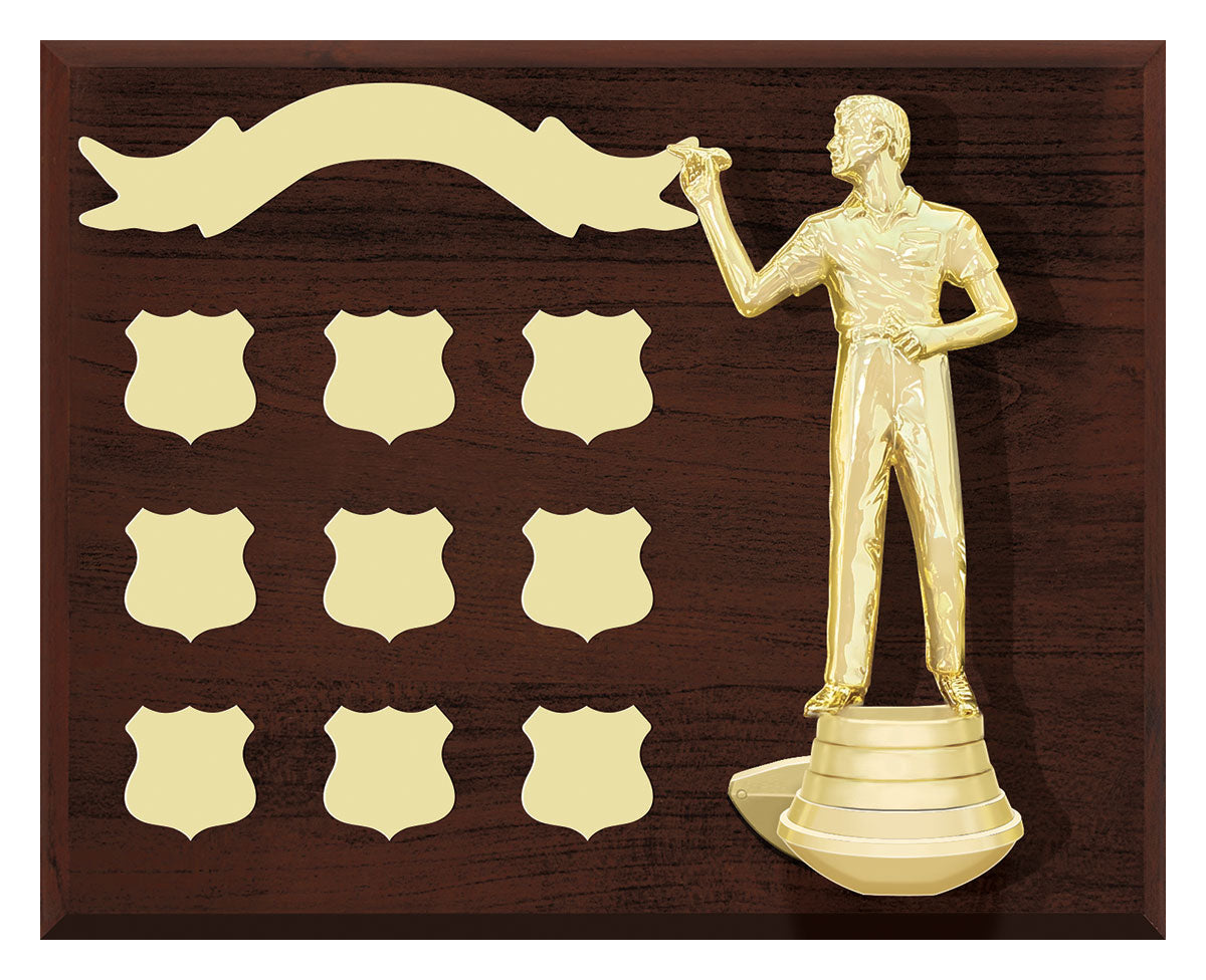 Podium Plaque - Landscape - 200mm