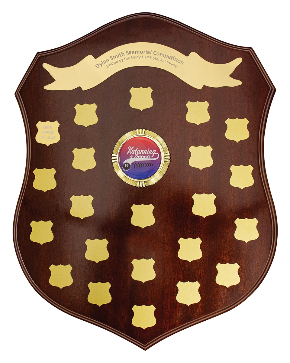Heritage Gold Shield - 400mm