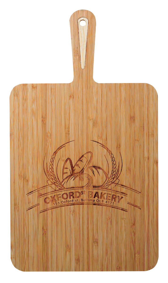 Bamboo Board with Handle - 390mm