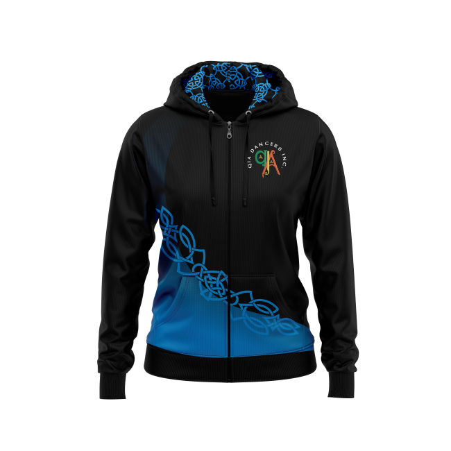 QIA Dance Inc Sublimated Hoodie Zip Jacket