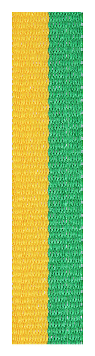Green / Gold Loop Ribbon - 700 x 12mm