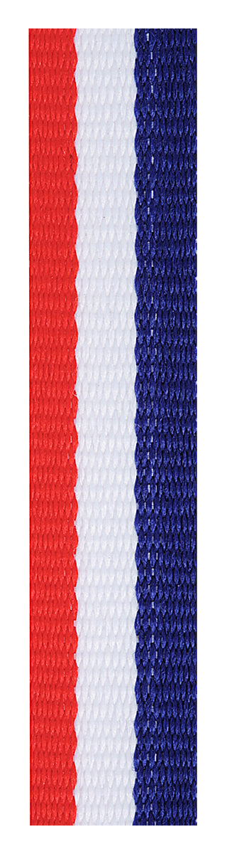 Red / White / Blue Loop Ribbon - 700 x 12mm