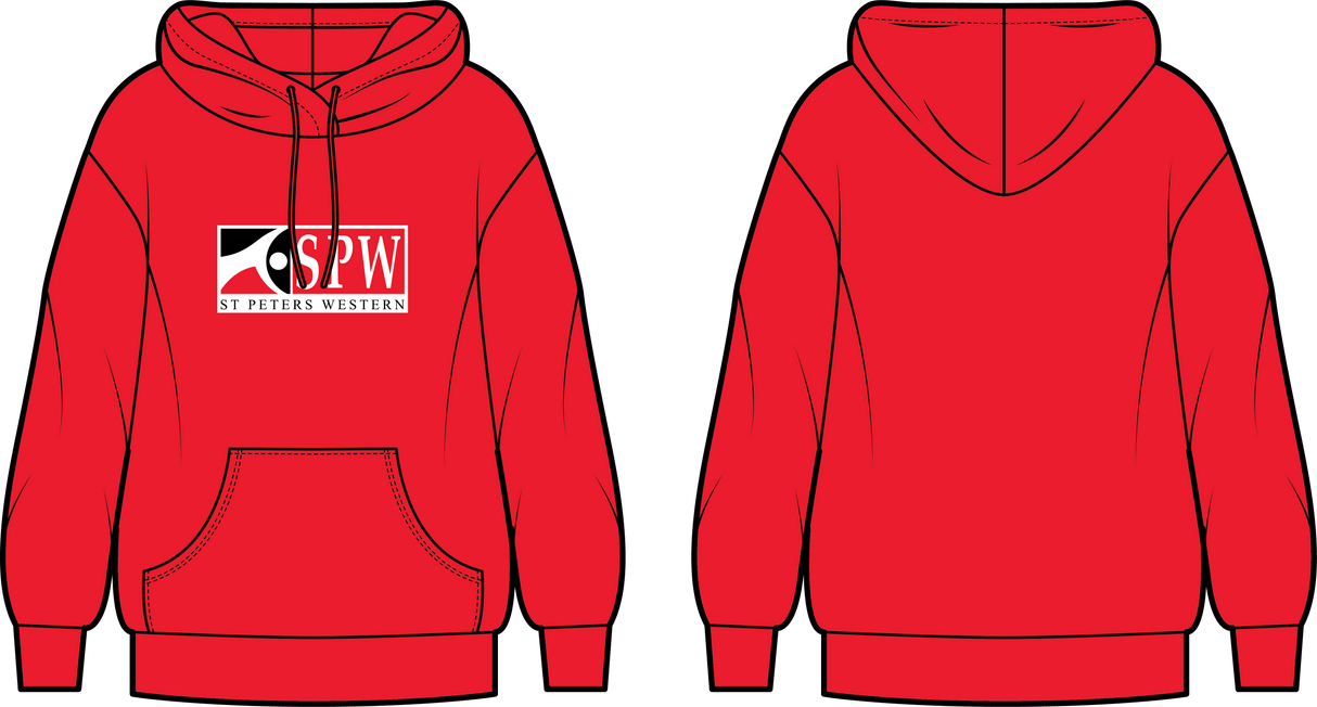 SPW RED 3D Emboss - Hoodie