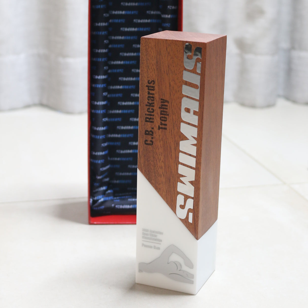 Miklin & Co bespoke full custom trophy with unique design and premium materials showing luxury craftsmanship for prestigious Australian championship events