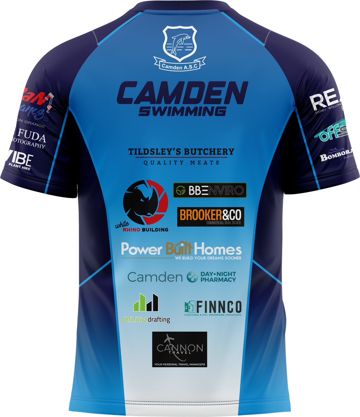Camden Swim Club Sponsor Tee