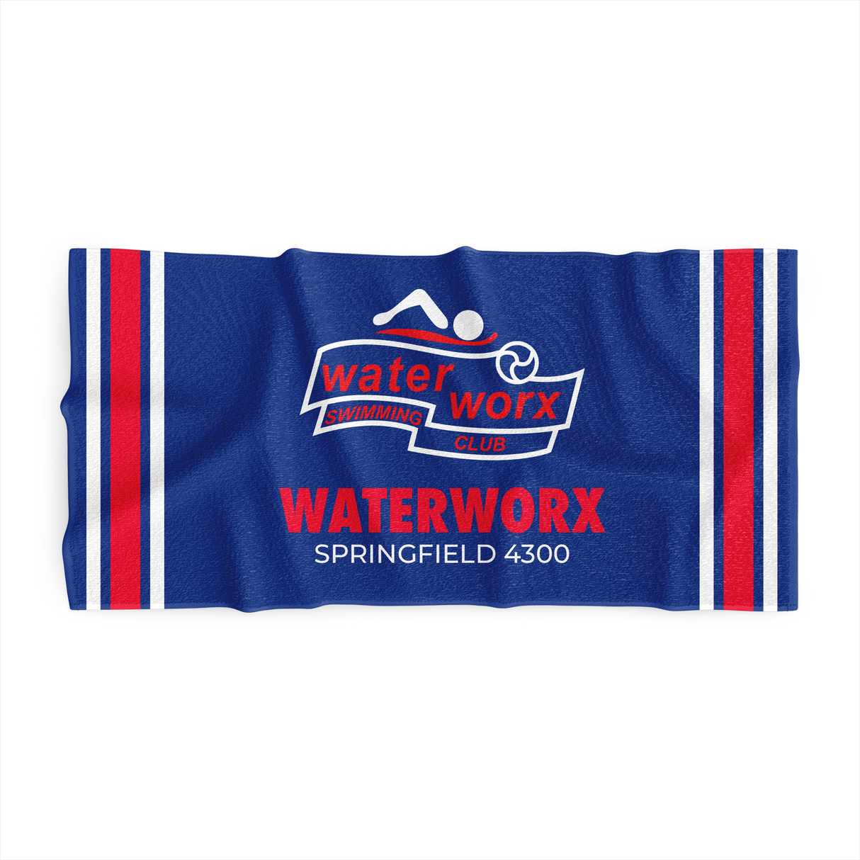 Waterworx Swim Club Beach Towel