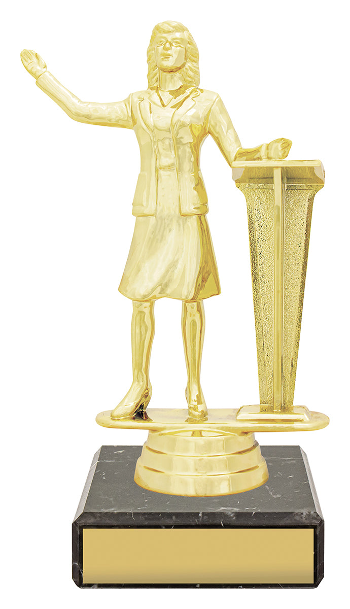 Figure Trophy - Female Public Speaking - 155mm
