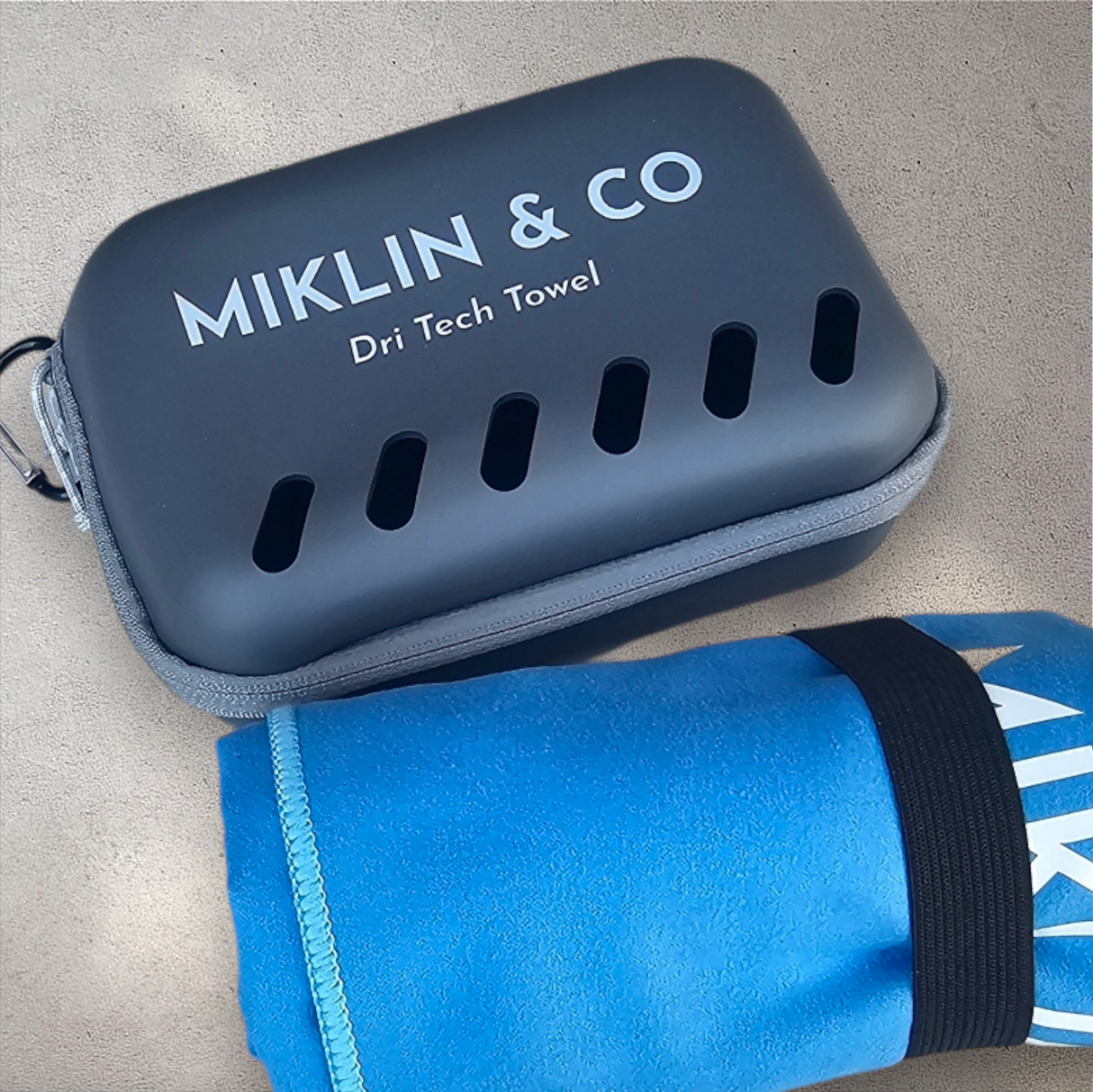 Swim Towels Miklin Dri Tech Sky Blue