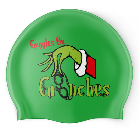 Christmas Grinch Swim Cap