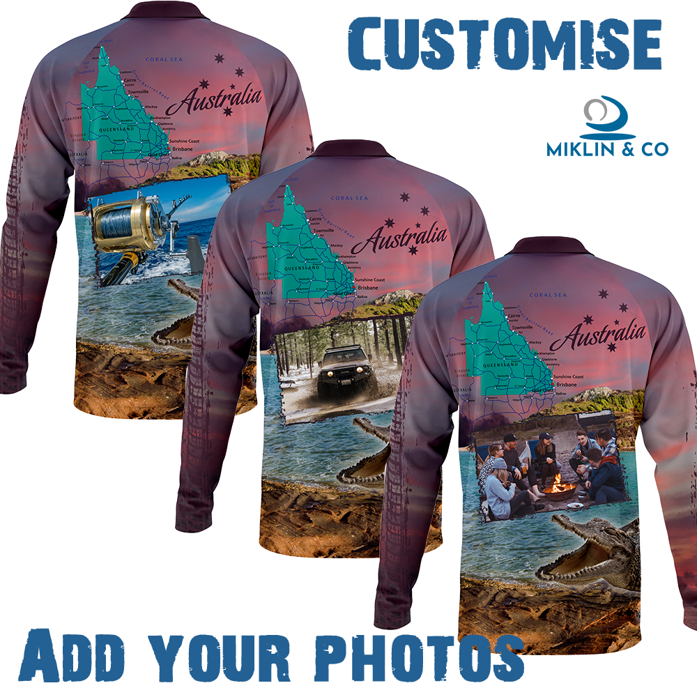 Cape York Design Your Own Fishing Shirt - Cape York Pink/Purple