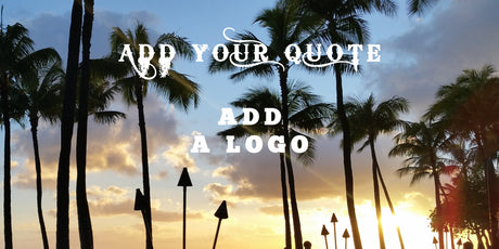 Customisable Design Your Own Hawaii Sunset Beach Towel