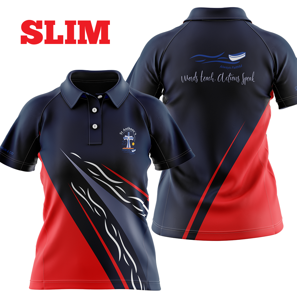 St Anthony's Staff Ladies Polo Shirt - SLIM FIT