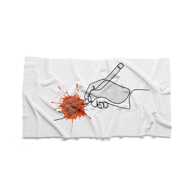 Design Your Own Single Sided Beach Towel