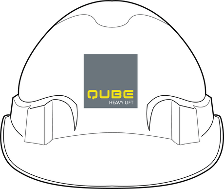 QUBE PRINTED HARD HAT