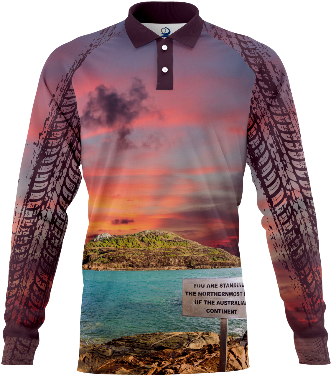Design Your Own Fishing Shirt - Cape York Pink/Purple
