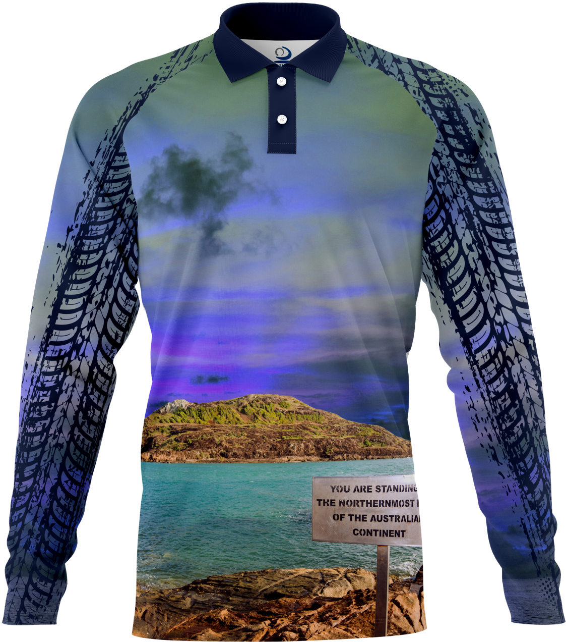 Design Your Own Fishing Shirt - Cape York Blue/Green