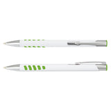 White/Bright Green