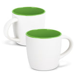 White/Bright Green