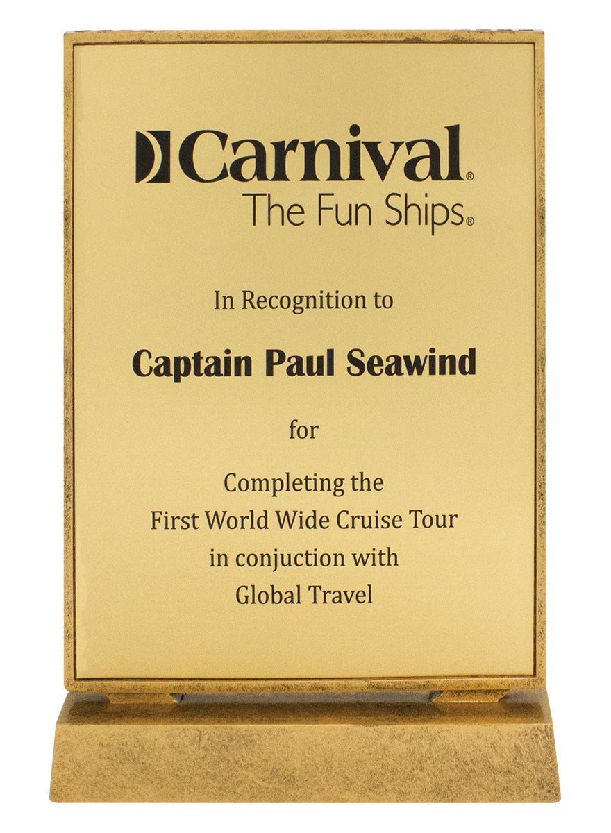 Billboard Gold Xtra Plaque - 245mm