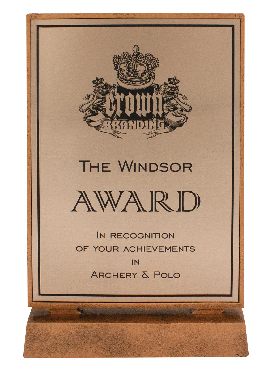 Billboard Bronze Xtra Plaque - 215mm