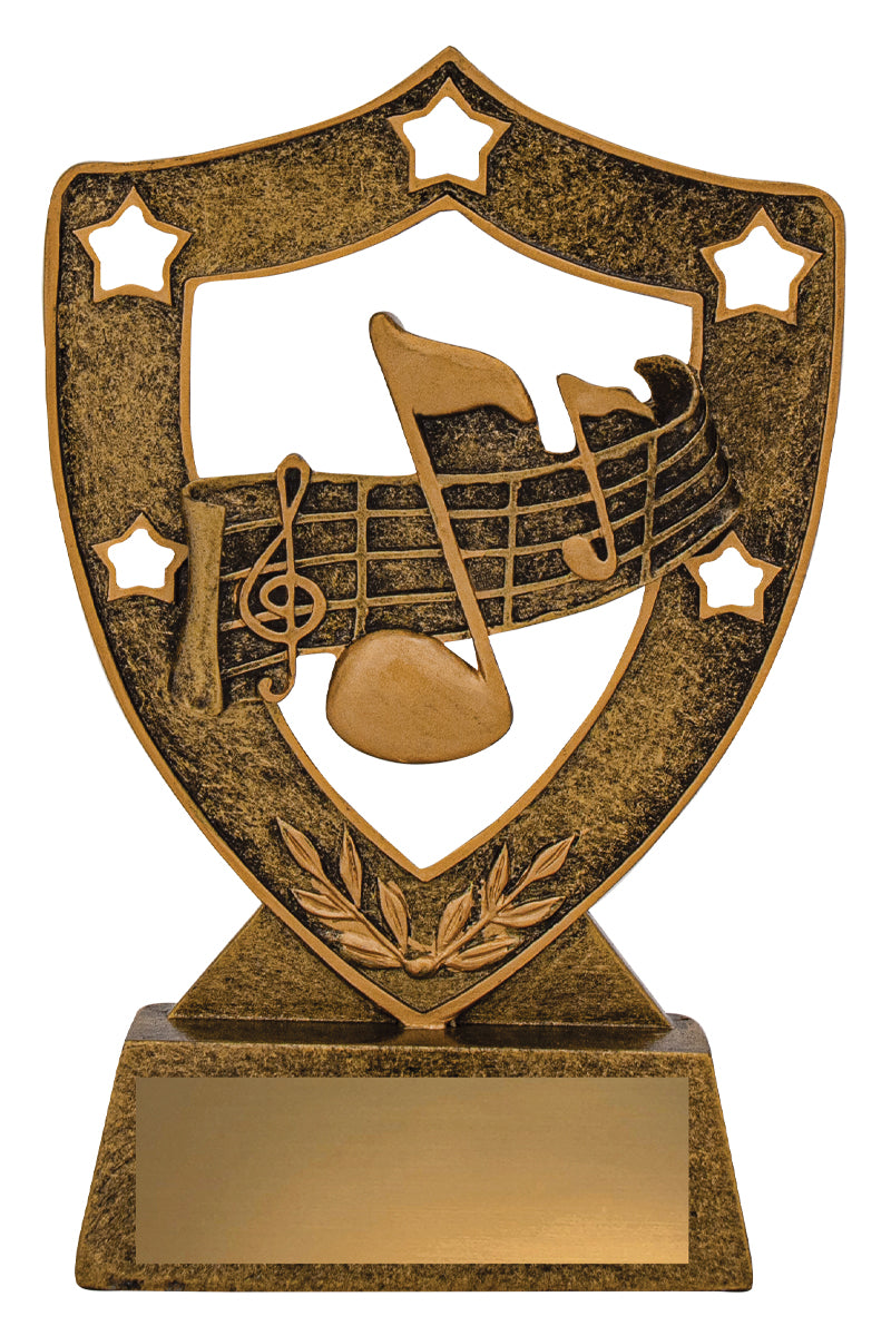 Music Gold Shield  - 135mm