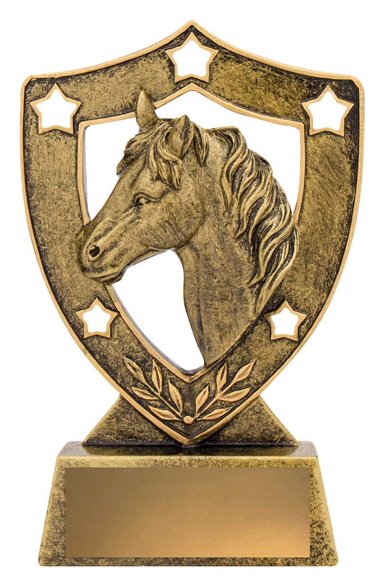 Horse Gold Shield - 135mm