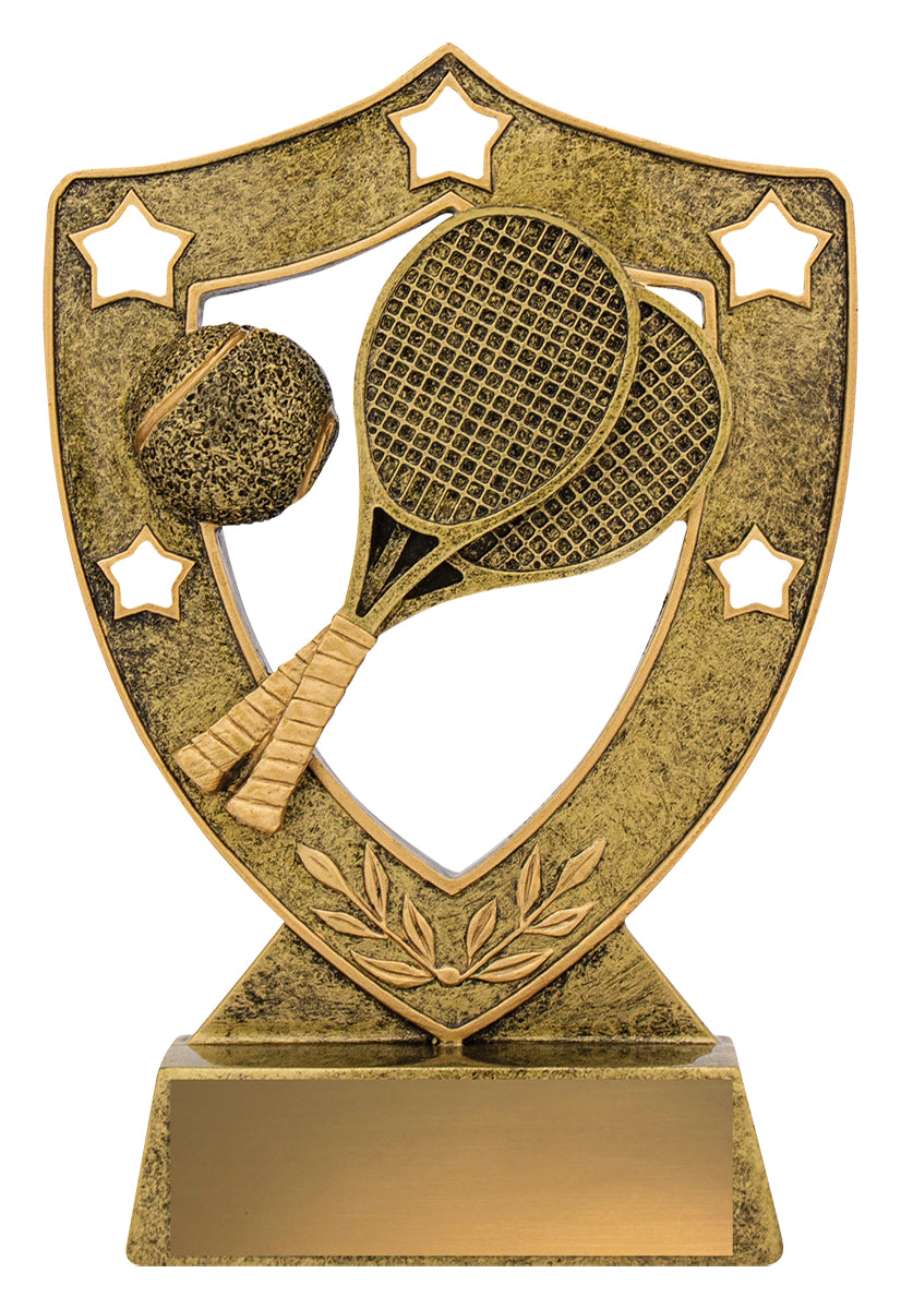 Tennis Gold Shield - 155mm