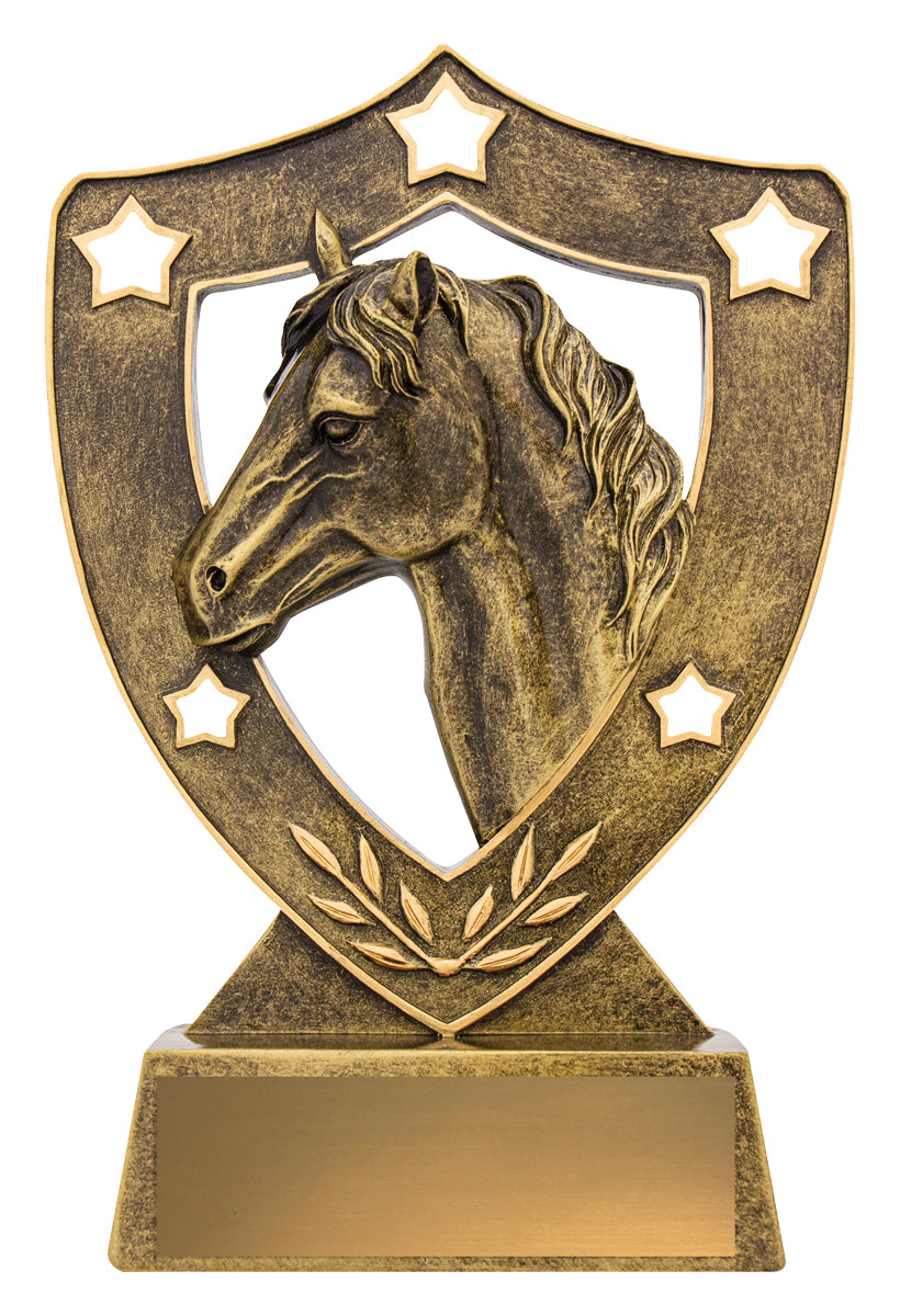 Horse Gold Shield - 210mm