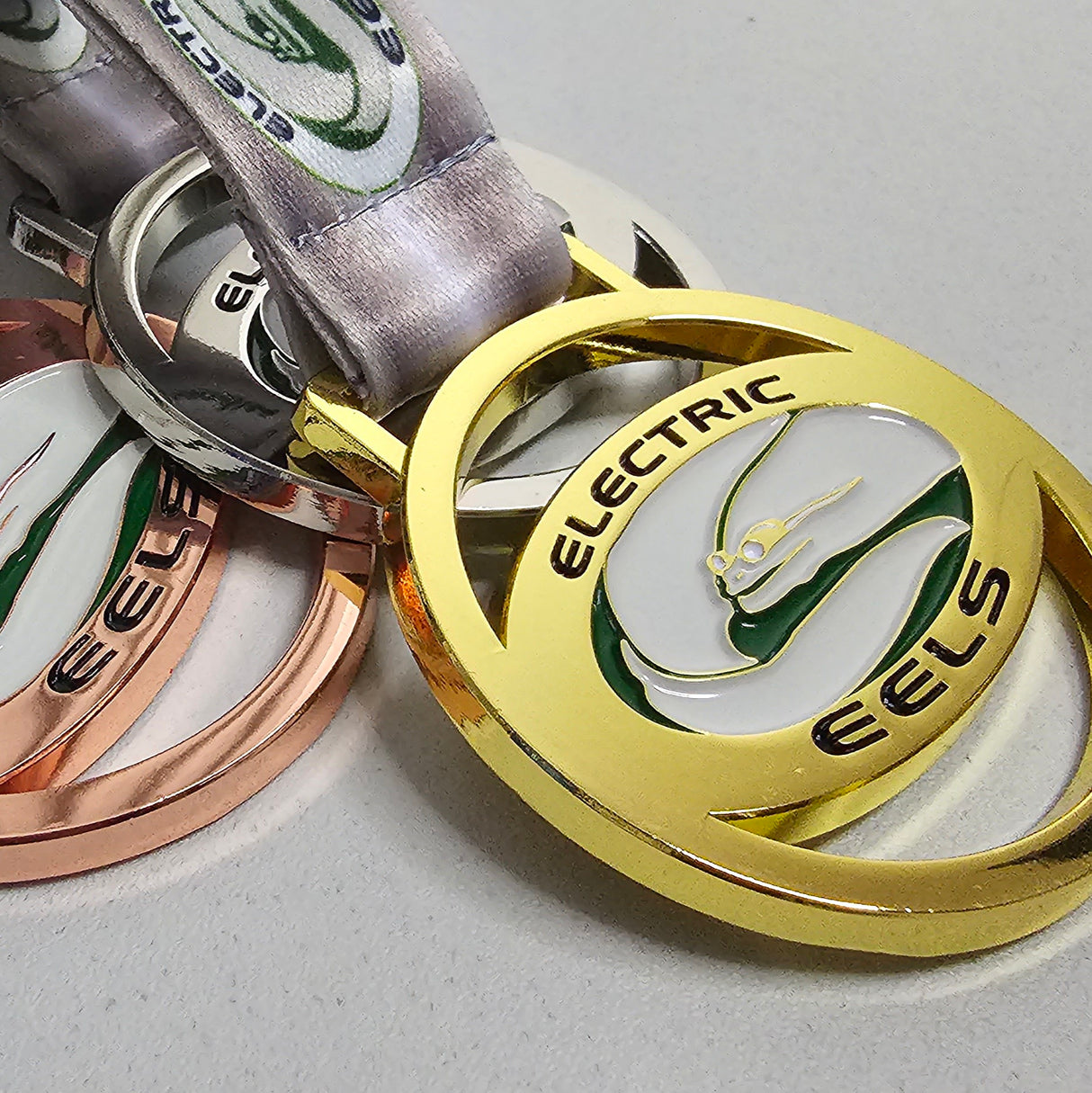 Custom Swimming Cutout Medal