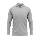 Miklin & Co lightweight UPF 50+ custom hooded sun shirt for swimming clubs and outdoor protection