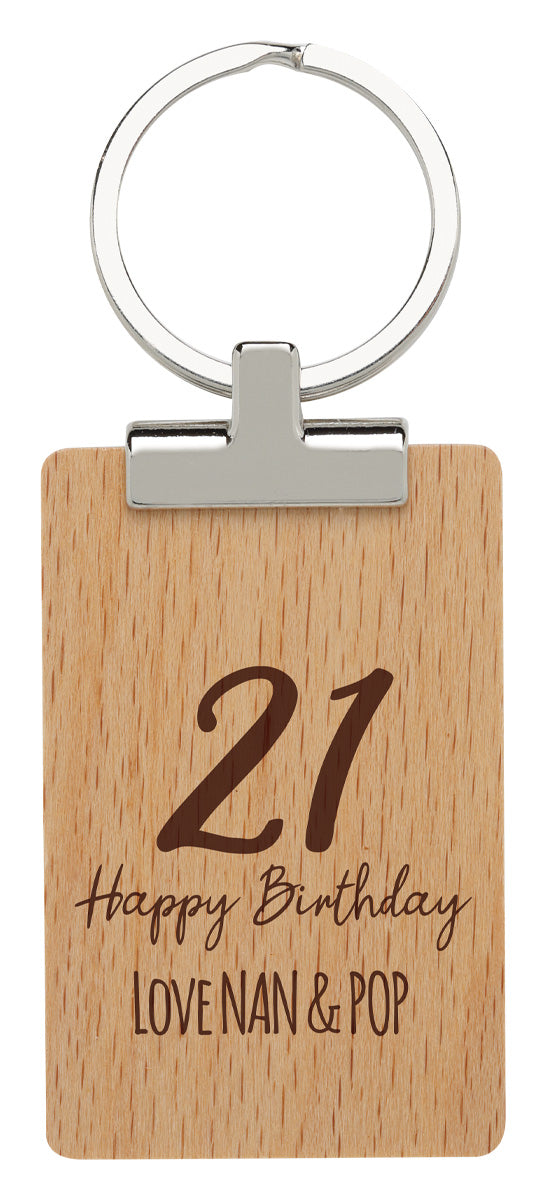 Timber ID Keychain - 60mm