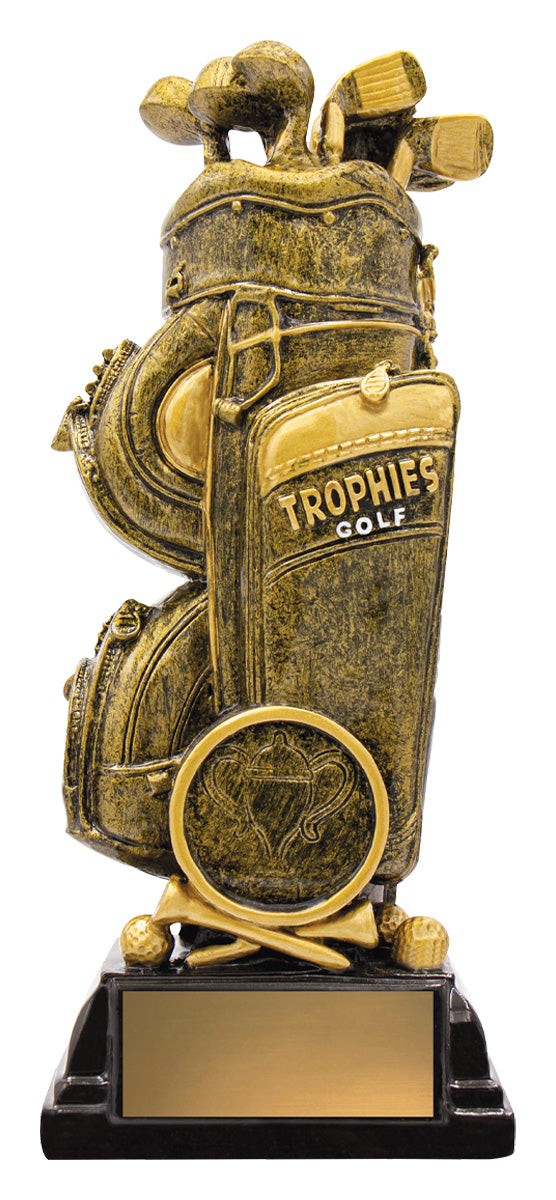 Golf Bag Trophy - 160mm