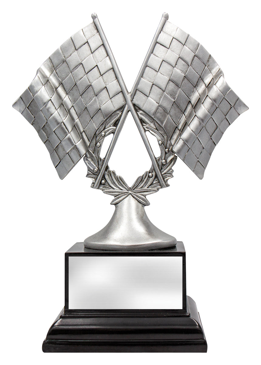 Motorsport Silver Flags - 240mm