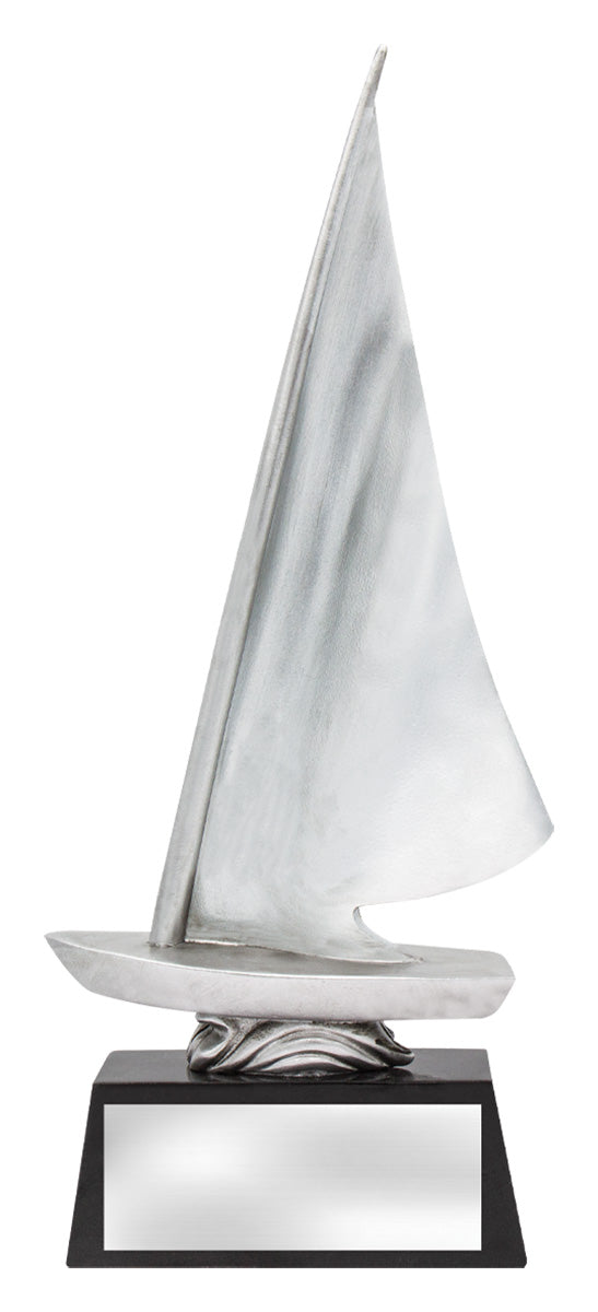 Abstract Dinghy Silver - 230mm