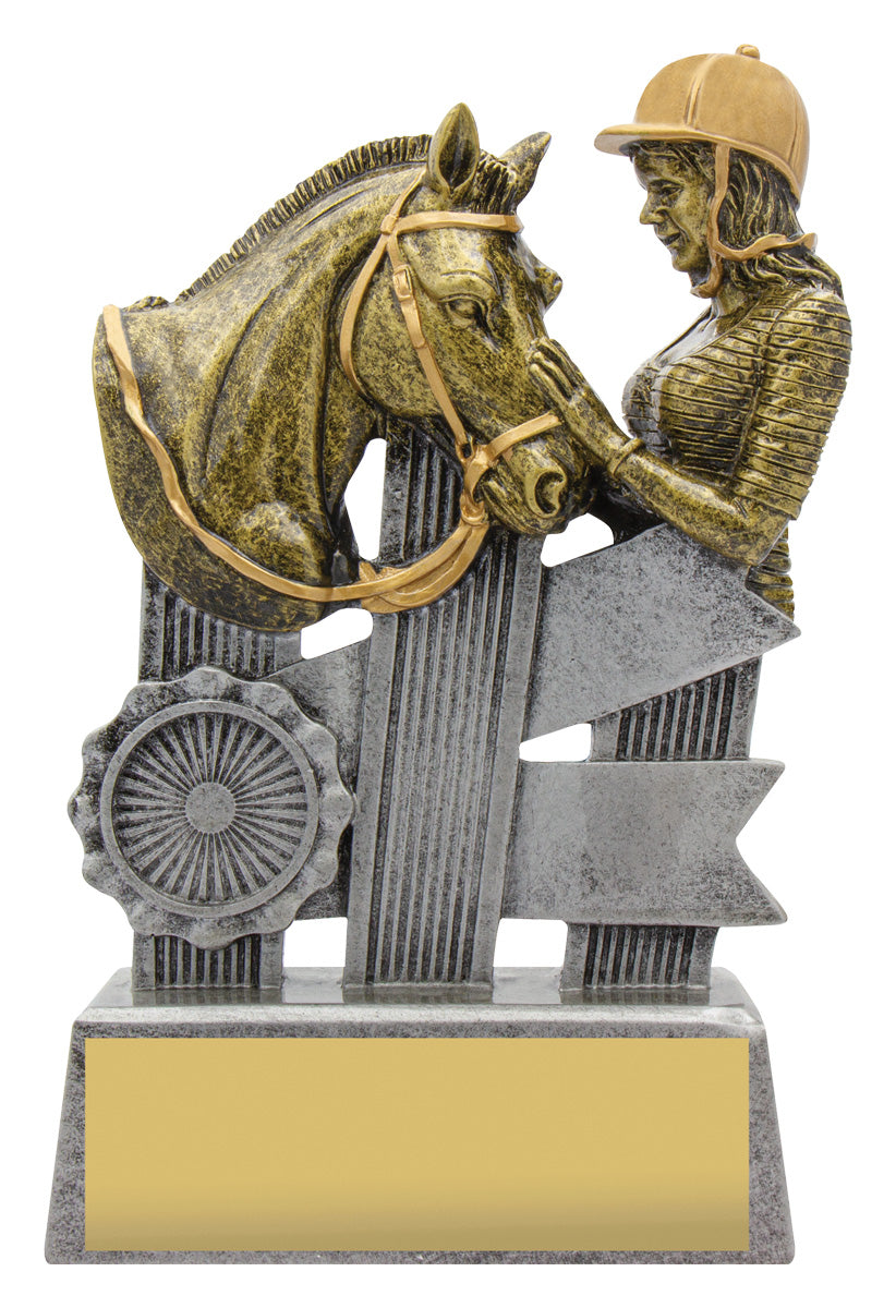 Silver Horse Ribbon  - 110mm