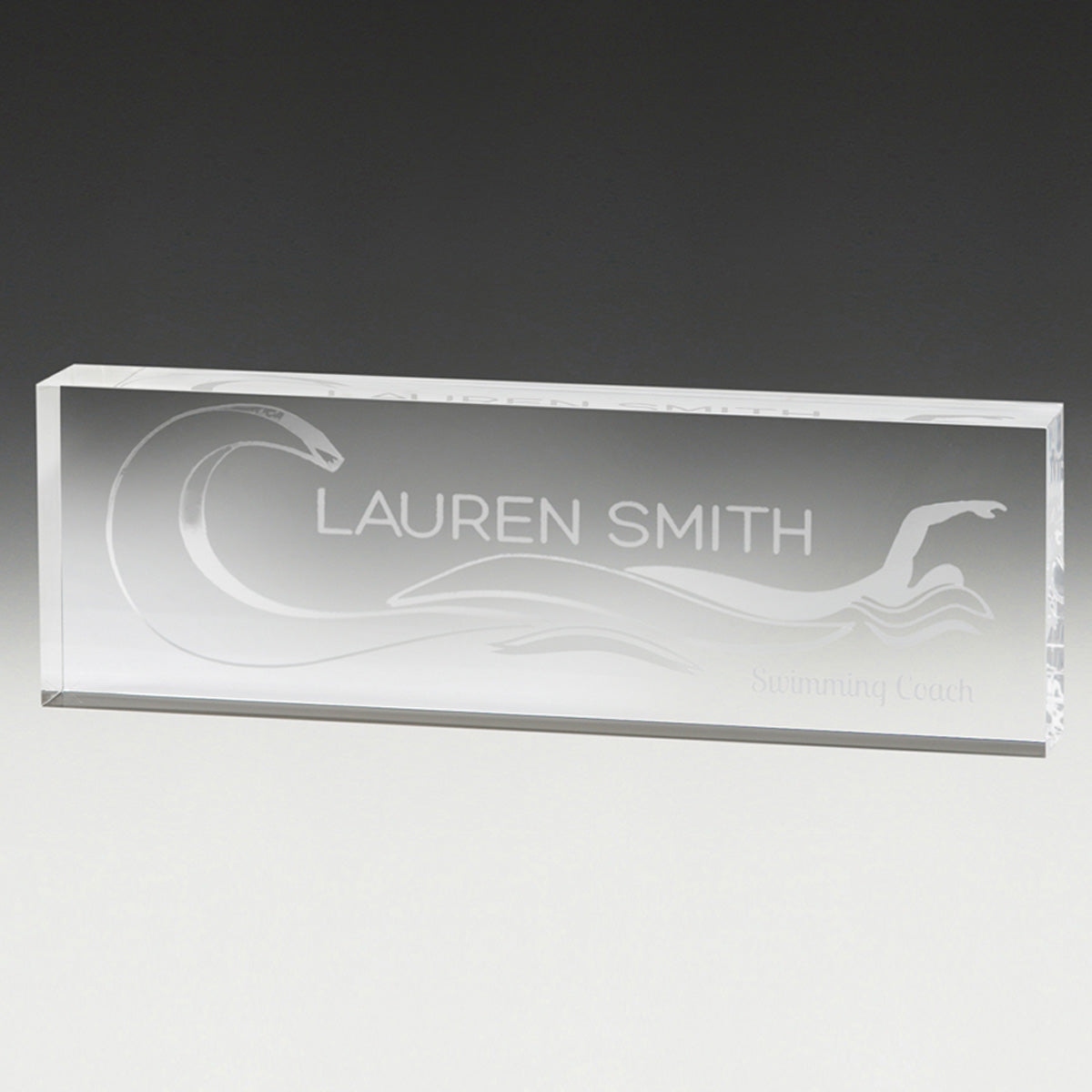 Sign Bar Acrylic - 200mm