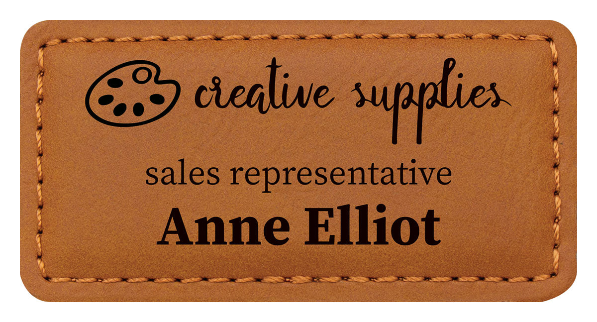 Name Badge - Rawhide - 75 x 35mm